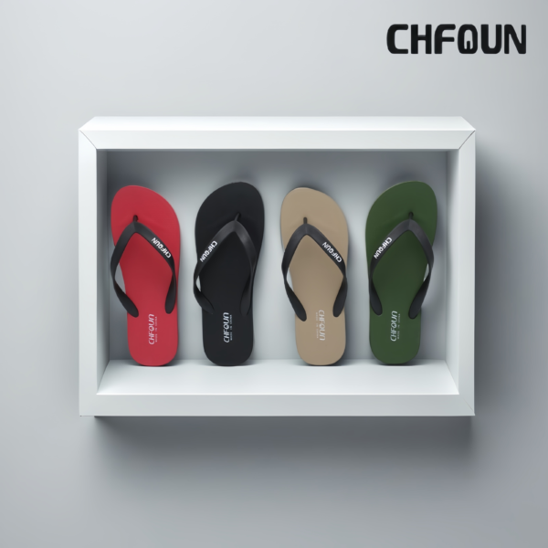 Colorblocked Minimalist Boys Beach Flip Flops - 图片 3
