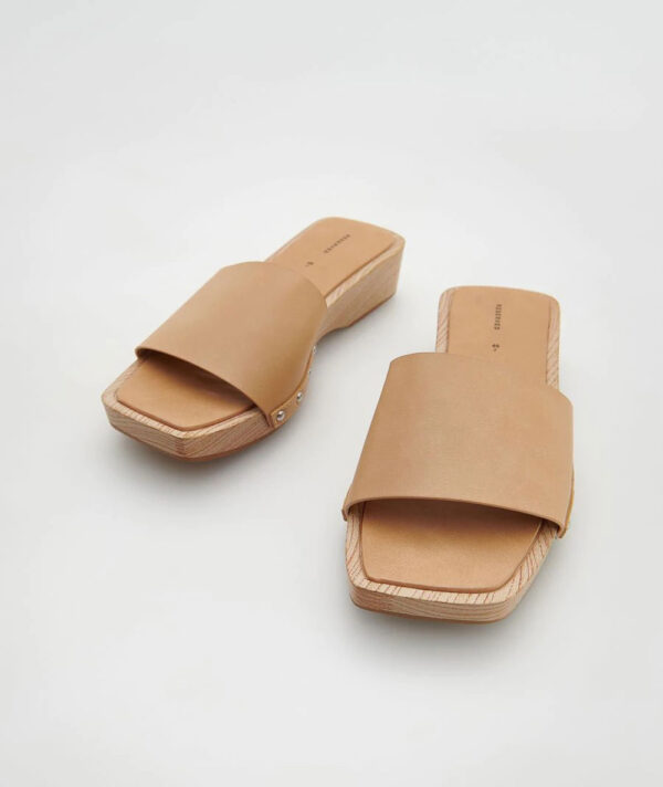 Imitation leather slippers - 图片 2