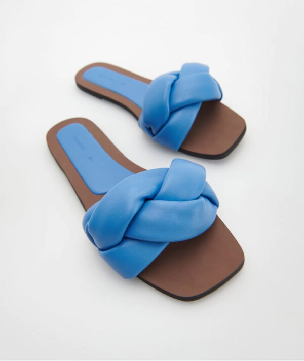 Imitation leather slippers - 图片 2