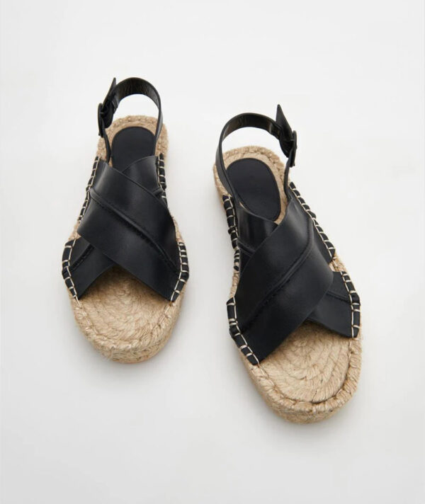 Espadrilles with leather - 图片 2